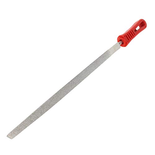 Image of Utoolmart Diamond Sharpener Steel Rod Knife Carbon Steel for Wood Metal Half-Round Round Flat Triangle Files Diamond Coated Sharpening Rod 1pcs