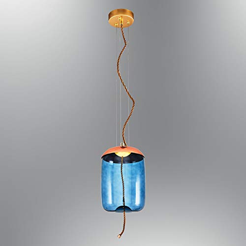 Özcan Aydınlatma Iluminación de luz cerco (b-acristalada) 4724b-1a.05 Azul