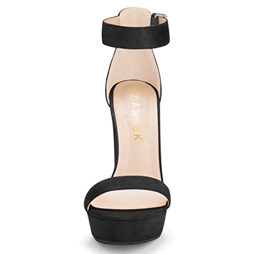 Image of Allegra K Women's Platform High Heel Ankle Strap Chunky Heels Sandals