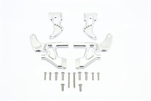 Gpm Traxs E-Revo 2.0 86086-4 Aluminum Alloy Rear Porous Position Adjustable Angle Rear Wing Frame - (Color: Black) #TOP6