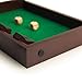STERLING Games Wooden Shut The Box Game 12 Numbers with Home Decor Design Lid Cover and Felted Rolling Surface, Brown