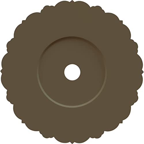 Image of 32 1 /4 inchOD x 3 5 /8 inchID x 1 1 /8 inchP Angel Ceiling Medallion (Fits Canopies up to 15 3 /4 inch), Hand-Painted Mississippi Mud
