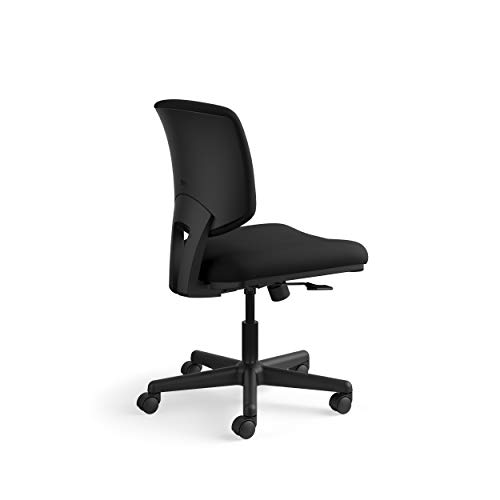 Hon H5703.Ga10.T Volt Task Chair - Armless Office Chair For Computer Desk, Black Fabric (H5703 ) #TOP1