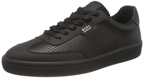 Hugo Boss Men's Ribeira_Tenn_ltpf Sneaker, Black 1, 11
