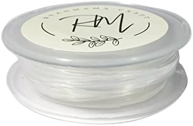 RyanMama Transparent Elastic Clear Elastic Strap for Lingerie Dance Bra Swimwear Cloth Sewing Project 0.23" (11 Yards)