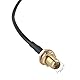 Futheda GPS DAB Antenne Adapterkabel Fakra Z Buchse auf SMA Buchse Auto Antenne Verlängerungskabel 30cm für Stereo Android Head Unit GPS Navigation UKW DAB Radio 4G LTE Telematik Bluetooth Modul