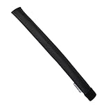 Sunfish Leather Golf Alignment Stick Cover Holds 2 Sticks Black
