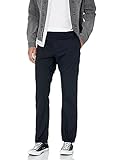 Bio-Baumwolle Nudie Jeans Unisex-Erwachsene Regular Anton Khakis, schwarz, 25W x 32L