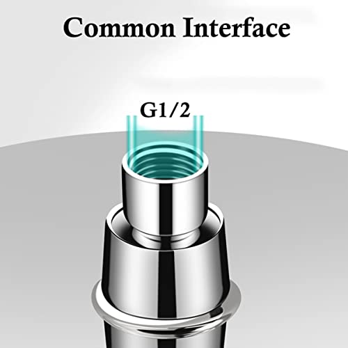 GBBNE Wannen-Duscharmatur-Set In Gebürstetem Nickel – Mit 15,2 Cm Regenduschkopf & Auslauf