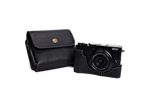 Housse Fujifilm X70 cuir véritable l'élégance vintage pour vos photos