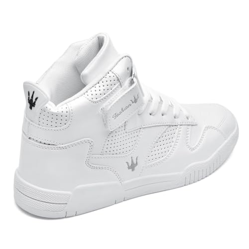 Image of Men's High Top Breathable Leather Street Sneakers