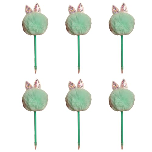 6個のぬいぐるみボールボールポイントペン漫画ボールポイントキッドボーイの女の子の学生ゲーム報酬クリスマスストッキングスタッキングカラフルなデザイン