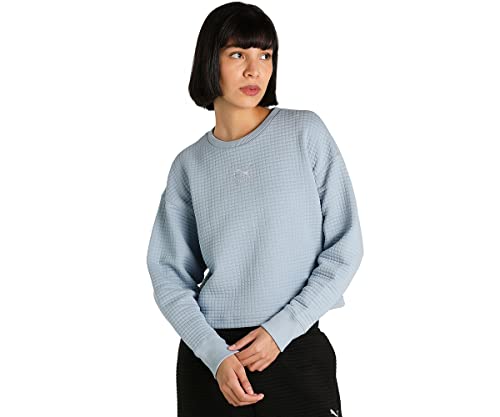 Image of Puma Women Cotton Crew Neck Sweatshirt