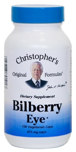 Dr. Christopher's Bilberry Eye - 435 mg - 100 Vegetarian Capsules by Dr. Christopher's Formulas