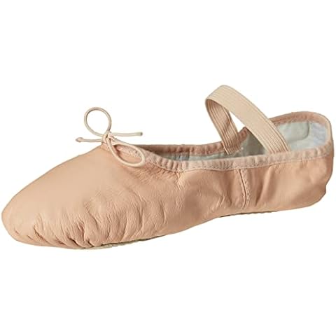 Bloch womens Dansoft Full Sole Leather Ballet Slipper/Shoe dance shoes, Pink, 5 US Cover