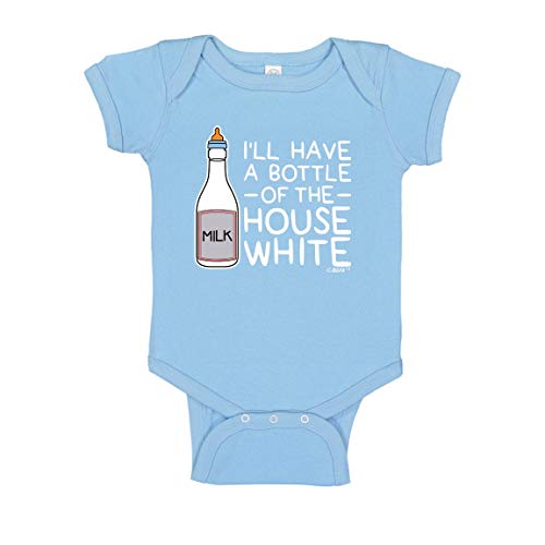 I'll Have A Bottle of The House White Baby Bodysuit Bib Bundle2