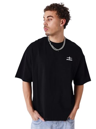 Taglio boxy Project X Paris T-Shirt Boxy Essentials, Nero , M
