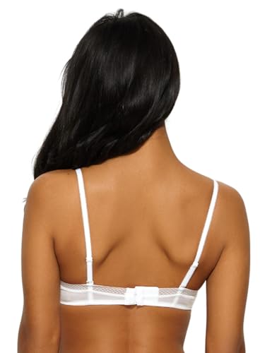 Image of Gossard Glossies Sheer Underwire Bra - Barely-There Moulded Plunge, Invisible Under Clothing