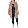 Amazon-Essentials-Womens-Plus-Size-Lightweight-Longer-Length-Cardigan-Sweater Amazon Essentials Women's Lightweight Longer Length Cardigan Sweater (Available in Plus Size), Camel, 6X