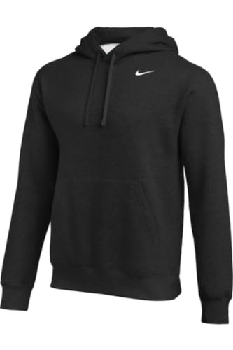 Nike Team Club Men's Pullover Hoodie Black/White Large