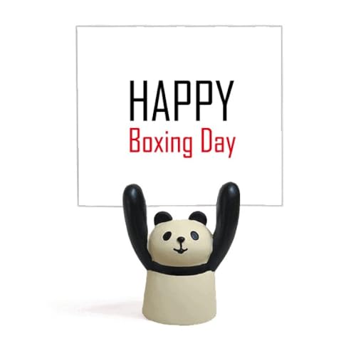Panda de boxe support pour mémo et porte-carte pour bureau d'étudiant