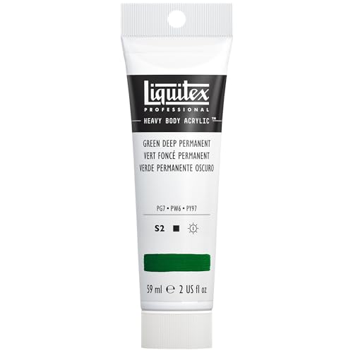 Image of Liquitex Professional Heavy Body Acrylic Paint, 2-oz Tube, Green Deep Permanent