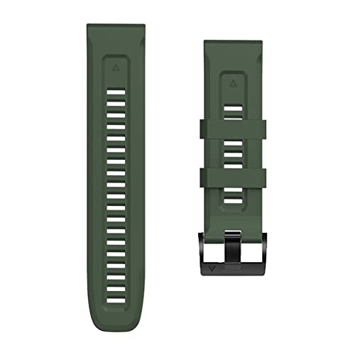 Bracelet silicone Garmin Fenix 5 Plus 22mm robuste contre la sueur et les ruptures