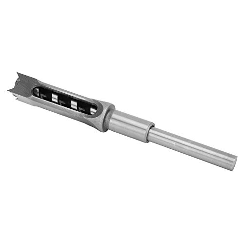 Square Hole Drill Bit 20mm Woodworking Cutter Bearing Steel for Wood Drilling Square Holes in Furniture Making Projects