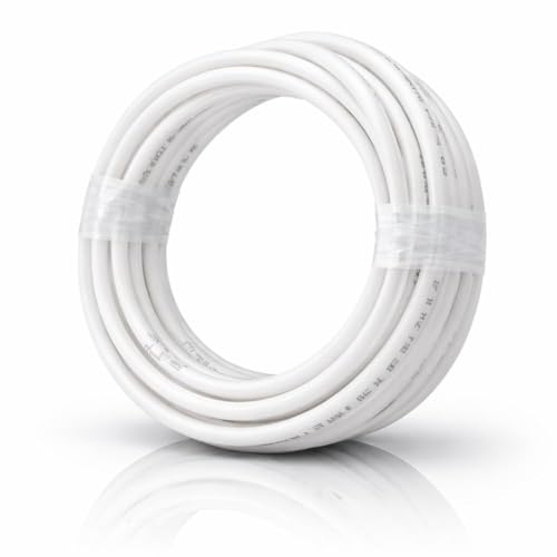 IONIX ro pipe 10 Meters length, Ro tubing 1/4 size, ro pipe 1/4 size with 2 jointers and teflon tape, White