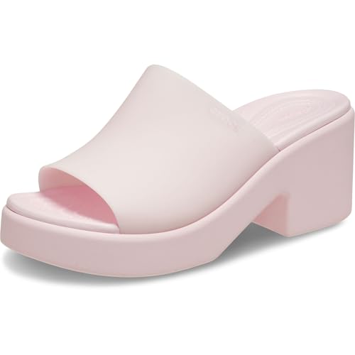 Crocs Women's Brooklyn Slide Pink Milk 9 Medium