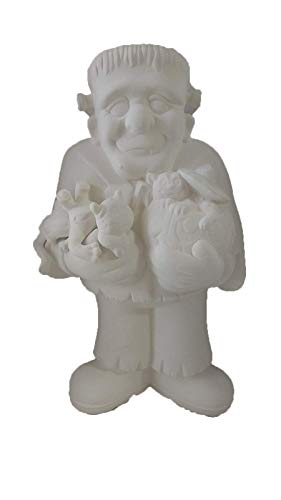 Frankie and Friends 18 with Cut Outs and Light Ceramic Bisque Ready to Paint Frankie and Friends 18" with Cut Outs and Light Ceramic Bisque Ready to Paint
