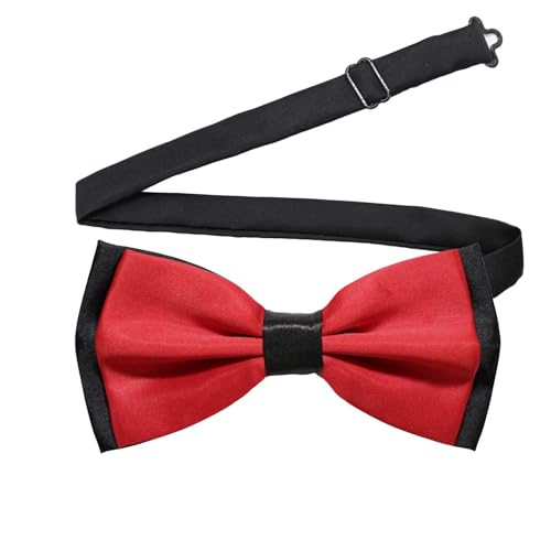 Image of LJBFNN Bow Ties for Men Pre Tied Mens Bow Tie, Adjustable Bowties Men Black and White Bow Tie for Wedding /Party /Casual