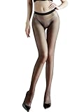 JoyJoyLing Nahtlose Strumpfhosen für Damen Matte Transparente Feinstrumpfhose Reißfeste Nicht Rollende Nylonstrumpfhose 0DEN