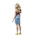 Barbie Fashionistas Doll #202, Curvy with Blonde Hair, Girl Power Print Outfit & Accessories Including Sneakers & Fanny Pack