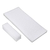 STOBOK 10stücke Häkel-taschen Platten Mesh Diy Material Für Strick Und Häkelprojekte Kreuzstich Und Bastelarbeiten Plastikherstellung Sicher Und Langlebig