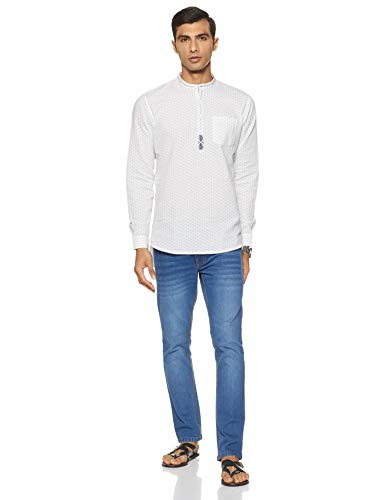 Image of Ethnix by Raymond Men's Regular Fit Tunic Shirt