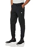 Champion Authentic Originals Men's Sueded Fleece Jogger Sweatpants, Black, Medium