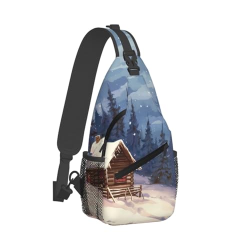 Bolso cruzado pequeño para senderismo unisex