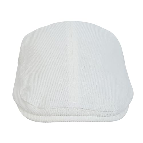 Image of FabSeasons Cotton Ivy Flat Golf Cap - Classic Newsboy Gatsby Hat for Men