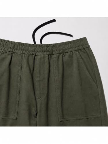 Image of Alan Jones Clothing Mens Washed Jersey Cotton Ankle Pants | Soft Stretch Jersey Cotton | Elastic Waist with Drawstring