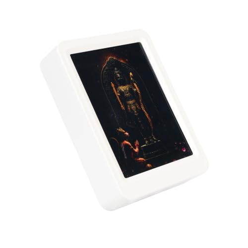 Image of Lexton 5 Inch Shri Ram Lalla Plug-in LED Night Light | Shri Ram Lalla Ayodhya Blessings | Decorative Light for Mandir, Pooja Room, Bedroom & Home Decor | Warm White