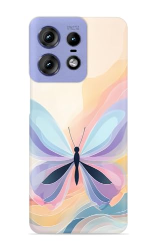 Image of Butterfly Colorfull Art Designer Printed Hard Back Cover for Motorola Edge 50 Pro 5G Attractive and Uniquely Crafted Smartphone Case