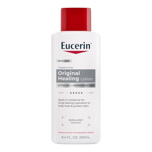 Eucerin Original Healing Lotion - Fragrance Free, Rich Lotion for Extremely Dry Skin - 8.4 fl. oz. Bottle (Pack of 3)