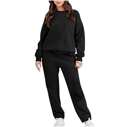 Conjunto Chándal Mujer Talla Grande 2 Piezas - Sudadera y Pantalones Completo Deportivo Señora Set