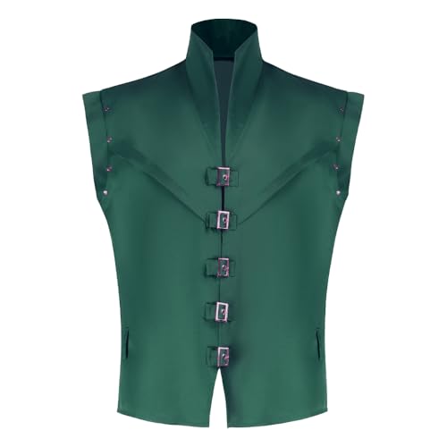 Image of Adult Renaissance Vest Men Sleeveless Jacket Gothic Waistcoat