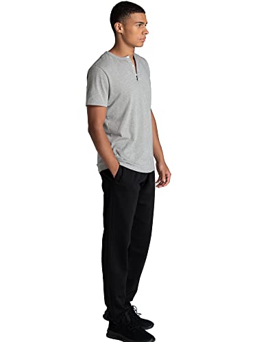 Image of Fruit of the Loom Eversoft Fleece Elastic Bottom Sweatpants with Pockets, Relaxed Fit, Moisture Wicking, Breathable