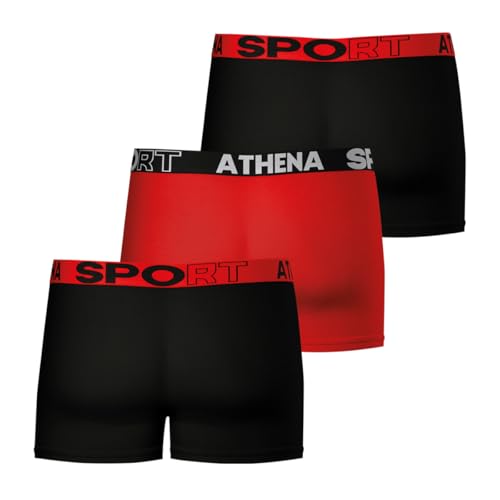 Boxer Athena para hombre calzoncillo comodo de algodon elastico 4