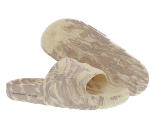 adidas Adilette 22 Slide Mens Shoes Size 8, Color: Sand Strata/Wonder Taupe/Core Black2