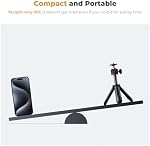 K&F CONCEPT MS09 Mini Selfie Stick, 13.4" Tripod Small Camera Tripod Max Load Capacity 4.41lbs, 1/4" Screw Universal Compatible with Sony Nikon Canon DJI OSMO Pocket 4/3 Camera Vlogging Tripod