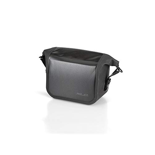 Sacoche de guidon imperméable XLC noire en taille unique pour vélo adulte